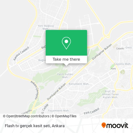 Flash tv gerçek kesit seti map