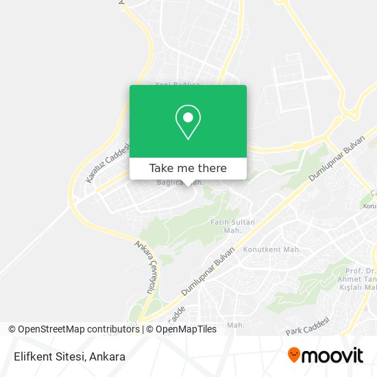 Elifkent Sitesi map