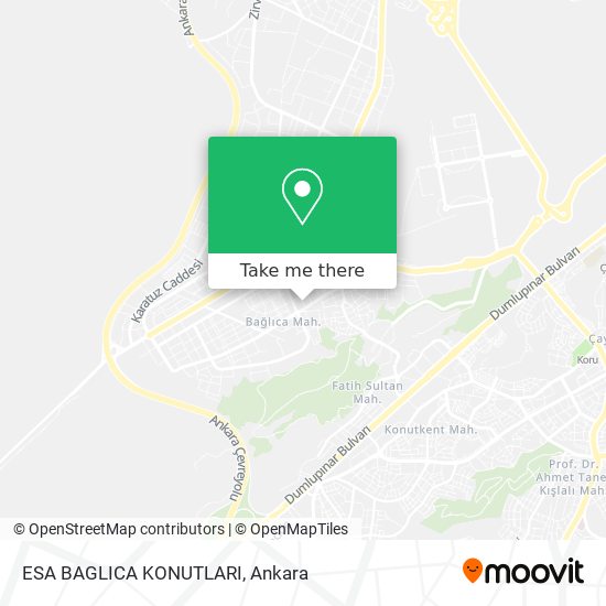 ESA BAGLICA KONUTLARI map