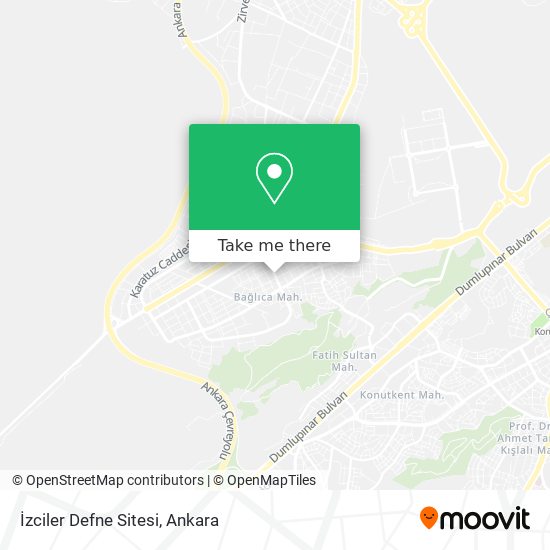 İzciler Defne Sitesi map