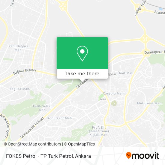 FOKES Petrol - TP Turk Petrol map