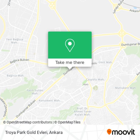 Troya Park Gold Evleri map