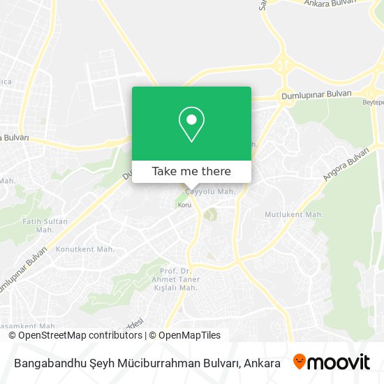 Bangabandhu Şeyh Müciburrahman Bulvarı map