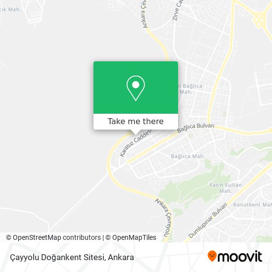 Çayyolu Doğankent Sitesi map