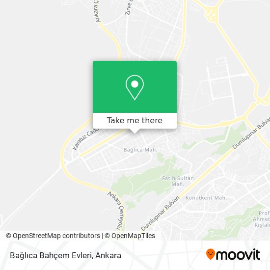 Bağlıca Bahçem Evleri map