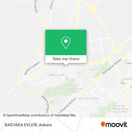 BAĞYAKA EVLERİ map