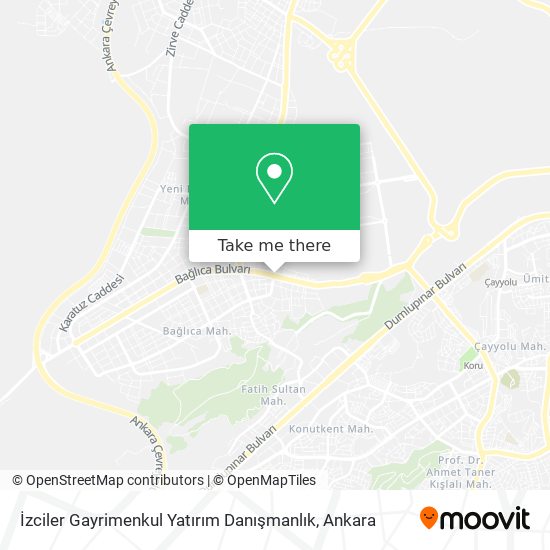 İzciler Gayrimenkul Yatırım Danışmanlık map