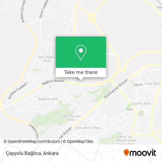 Çayyolu Bağlıca map