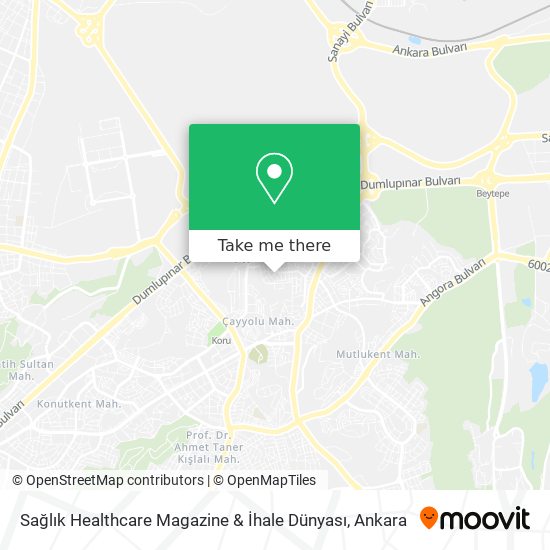Sağlık Healthcare Magazine & İhale Dünyası map