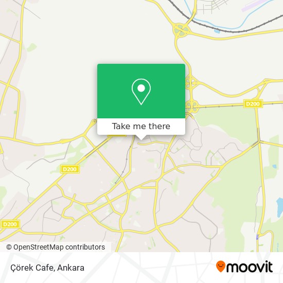 how to get to corek cafe in ankara by bus or subway