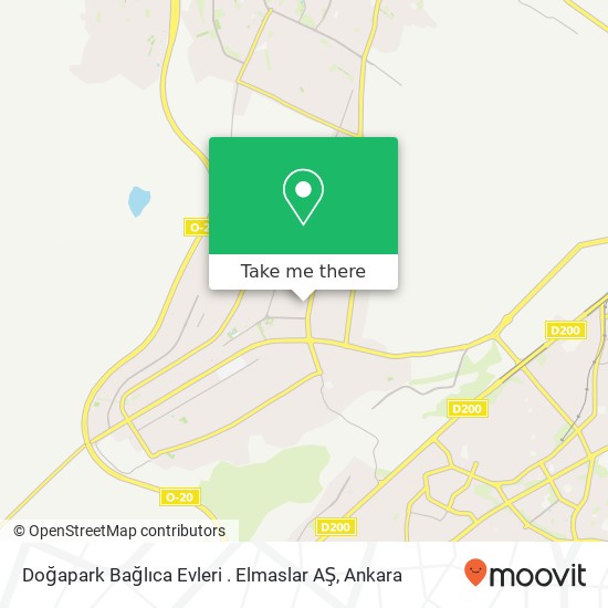 Doğapark Bağlıca Evleri . Elmaslar AŞ map