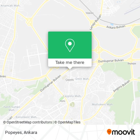 Popeyes map