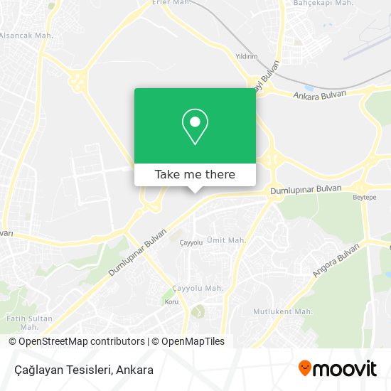 Çağlayan Tesisleri map