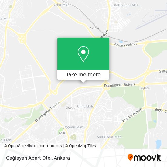 Çağlayan Apart Otel map