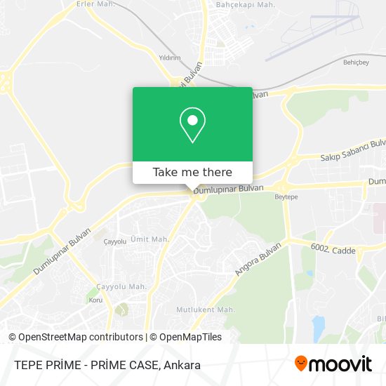 TEPE PRİME - PRİME CASE map