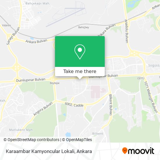 Karaambar Kamyoncular Lokali map