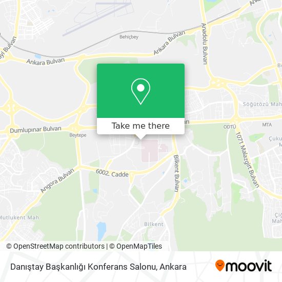Danıştay Başkanlığı Konferans Salonu map
