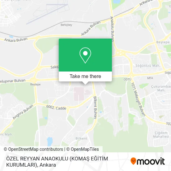 ÖZEL REYYAN ANAOKULU (KOMAŞ EĞİTİM KURUMLARI) map