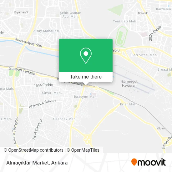 Alnıaçıklar Market map