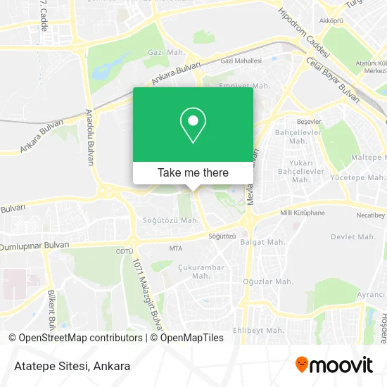 Atatepe Sitesi map