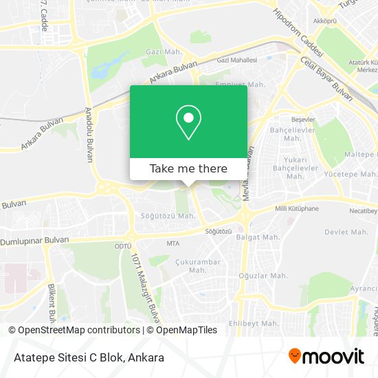 Atatepe Sitesi C Blok map