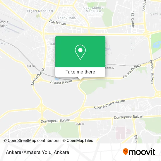 Ankara/Amasra Yolu map