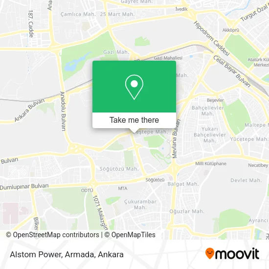 Alstom Power, Armada map