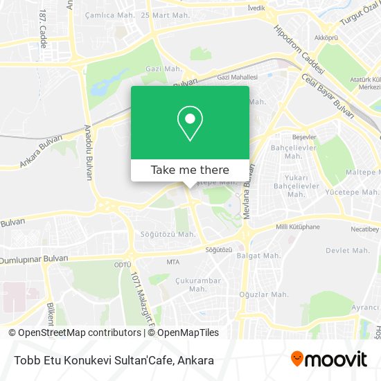 Tobb Etu  Konukevi Sultan'Cafe map