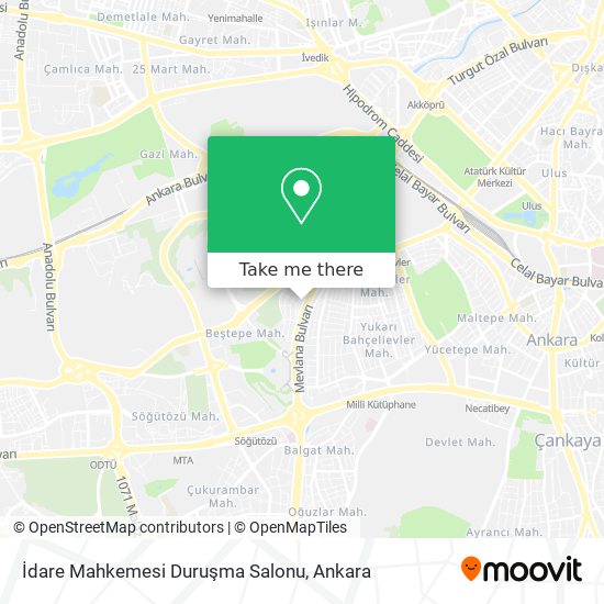 İdare Mahkemesi Duruşma Salonu map