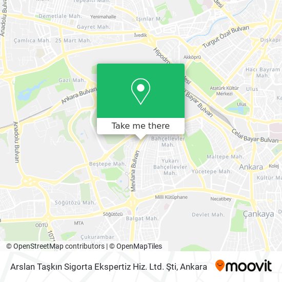 Arslan Taşkın Sigorta Ekspertiz Hiz. Ltd. Şti map