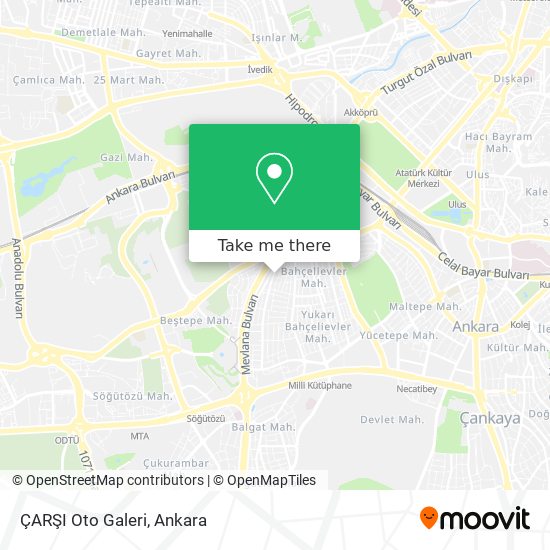 ÇARŞI Oto Galeri map