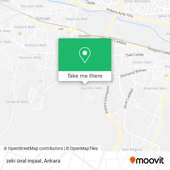 zeki ünal inşaat map