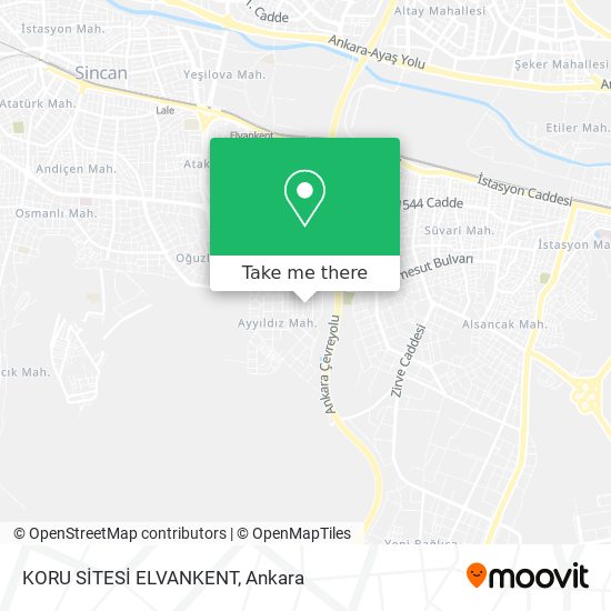 KORU SİTESİ ELVANKENT map