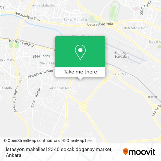 istasyon mahallesi 2340 sokak doganay market map
