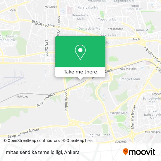 mitas sendika temsilciliği map