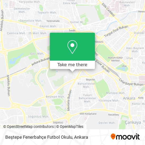 Beştepe Fenerbahçe Futbol Okulu map