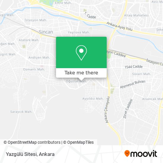 Yazgülü Sitesi map