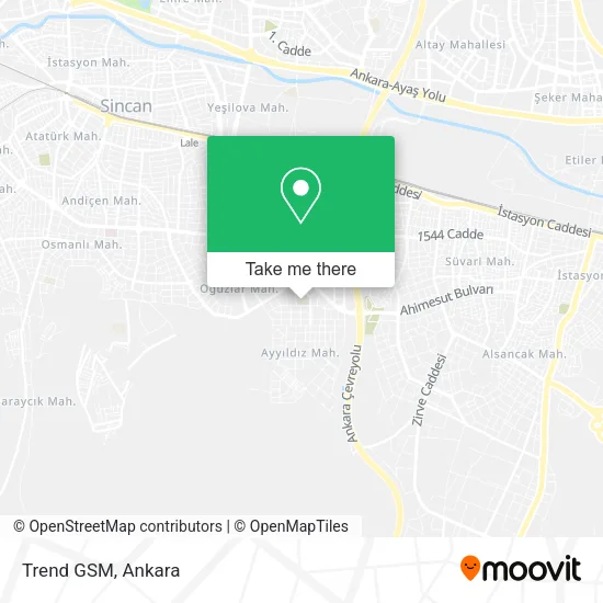 Trend GSM map