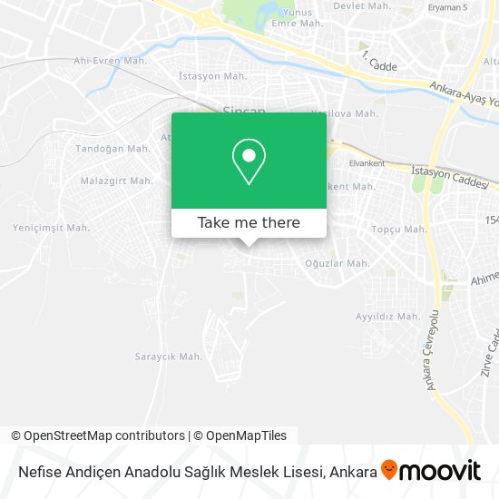 Nefise Andiçen Anadolu Sağlık Meslek Lisesi map
