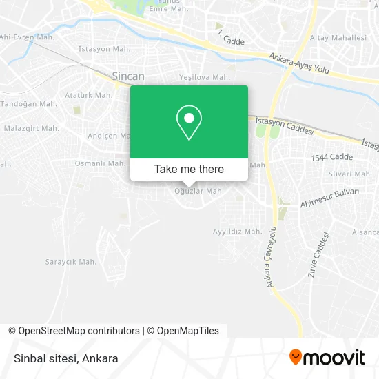 Sinbal sitesi map