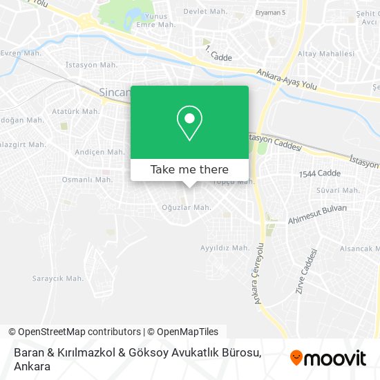 Baran & Kırılmazkol & Göksoy Avukatlık Bürosu map