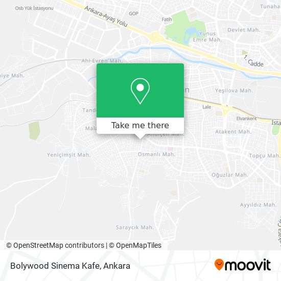 Bolywood Sinema Kafe map