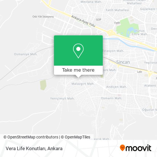 Vera Life Konutları map