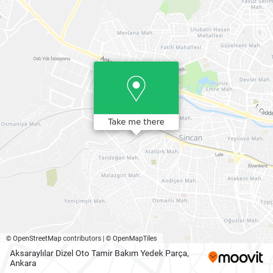 Aksaraylılar Dizel Oto Tamir Bakım Yedek Parça map