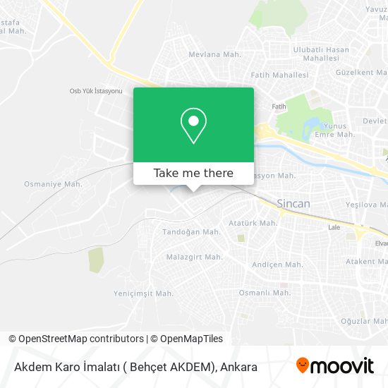 Akdem Karo İmalatı ( Behçet AKDEM) map