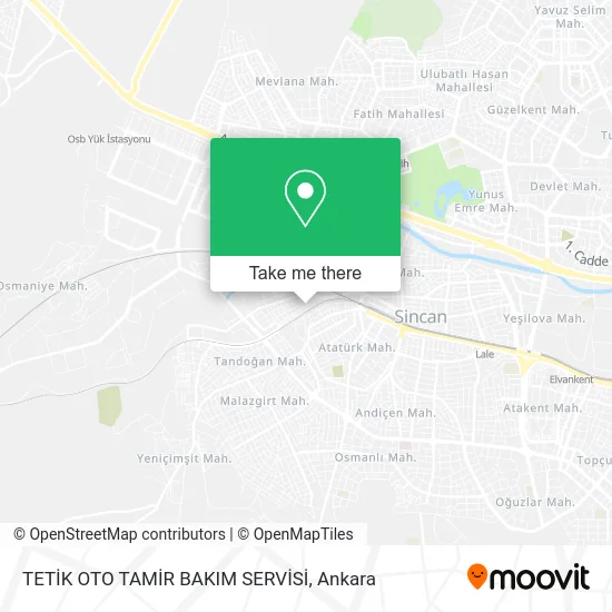 TETİK OTO TAMİR BAKIM SERVİSİ map
