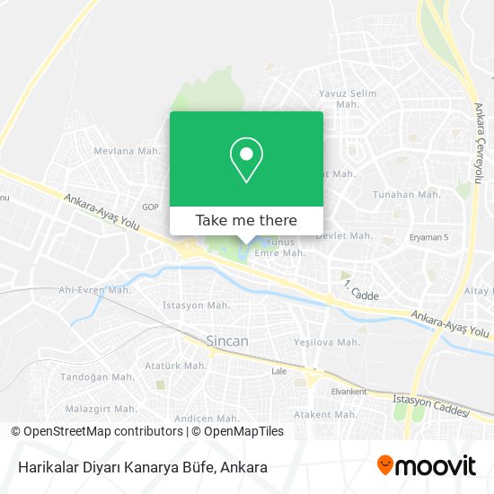 Harikalar Diyarı Kanarya Büfe map