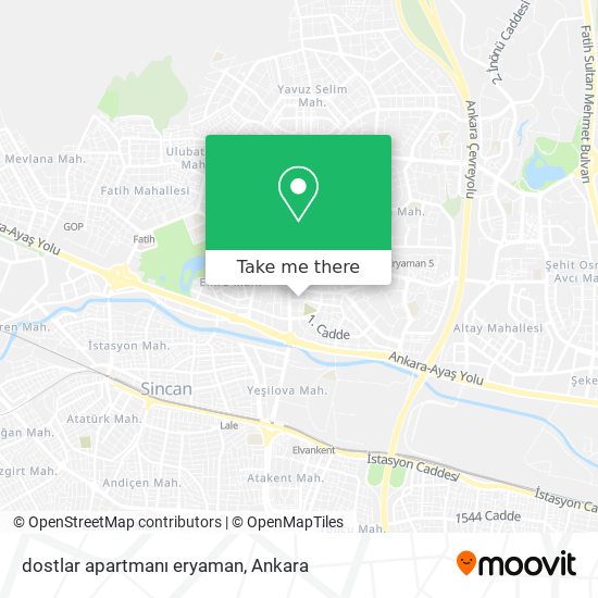 dostlar apartmanı eryaman map