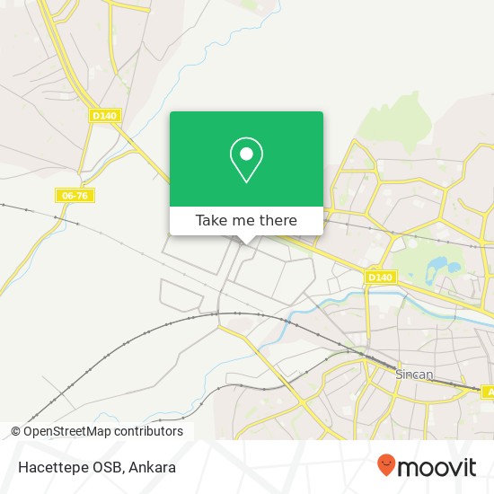 Hacettepe OSB map