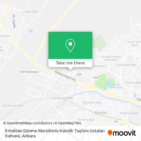 Erkekten Dönme Merzifonlu Katolik Taşfırın Ustaları Kahvesi map